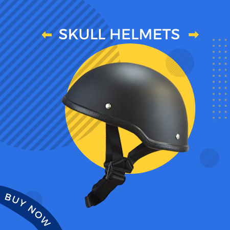 low profile skull helmet